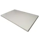 image of American Tables & Seating ATO3048-214 Rectangular Outdoor Laminate Table Top, Pearl White