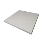 image of American Tables & Seating ATO3636-214 36" Square Outdoor Laminate Table Top, Pearl White