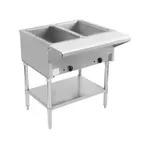 image of BevLes Company BVST-2-240 30" Electric Steam Table, (2) Open Pan Wells