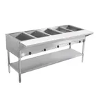 image of Bevles BVST-5-240 72" Electric Steam Table, (5) Open Pan Wells