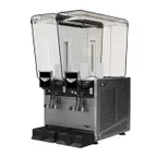 image of Vollrath VBBE2-37-S Beverage Dispenser with Double Bowls / Paddle Type - 5.3 Gal (each) - 1830 Btu