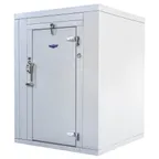 image of U.S. Cooler FO610FL 6' X 10' Outdoor Fastcooler Outdoor Walk-In Freezer: 5'-10 1/2" X 9'-9 1/2" X 7'-6" - With Insulated Floor with Floor, Panels Only