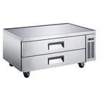 image of U-STAR USCB-52 51" 2 Drawers Refrigerated Chef Base w/ V-Edge Top, 9.9 cu. ft.