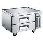 image of Coldline CB36 36" 2 Drawers Refrigerated Chef Base, Marine Edge, 5.9 cu. ft., Stainless Steel Top