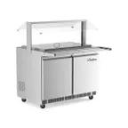image of Coldline CBT-48-CSG 48"  Refrigerated Salad Bar, (9) Pan Capacity, 14 cu. ft. 