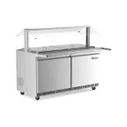 image of Coldline CBT-60-CSG 60"  Refrigerated Salad Bar, (12) Pan Capacity, 19.5 cu. ft.