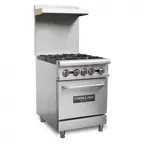 image of Cookline CR24-4 24" Gas Restaurant Range