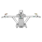image of Univex SFG 500 TM Floor Model 111-1/5" Long Reversible Dough Sheeter w/ Folding Tables