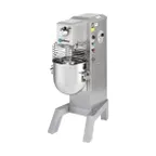 image of Univex SRM40+ Floor Model 40 qt Planetary Mixer w/ Timer and Guard, #12 HUB, Variable Speed, 1 hp