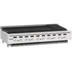 image of Vulcan VACB60 62" Countertop Heavy Duty Gas Radiant Charbroiler w/ (11) Burners, 187.000 BTU
