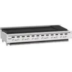 image of Vulcan VACB72 72" Countertop Heavy Duty Gas Radiant Charbroiler w/ (13) Burners, 221.000 BTU