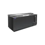 image of Valpro VPB65 64" Two Section Bottle Cooler w/2 Glide Lids, 3 Wire Dividers, 22 Cases of 12-oz. Bottles