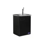 image of Valpro VPBD1 24" Draft Beer Cooler w/ 1 Keg, 7.2 cu. ft., 1 Single-Tap Tower, Black