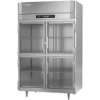 image of Victory FSA-2N-S1-HG-HC 58.38" 4-Half Glass Door Reach-In Freezer, Top Mounted, 41 cu. ft., Stainless Steel
