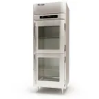 image of Victory HS-1D-1-EW-HG 1-Section, 2-Door Heated Holding Cabinet, 24.4 cu ft, Clear Glass Doors, Stainless Steel