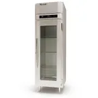 image of Victory HSA-1D-1-GD "Full Height" 1-Door Glass Heated Holding Cabinet, 21.5 cu ft, Stainless Steel