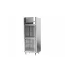image of Victory RSA-1N-S1-HG-HC 31" 1-Section Reach-In Refrigerator w/ 2 Glass Half Doors, Aluminum Interior, 20 cu. ft.