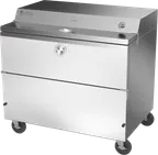 image of Victory VMCF49-1-S-HC 49" Single Sided Milk Cooler, Forced Air, 12 Crates Capacity