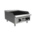 image of Venancio USA PCB60G-CT 60" Countertop Gas Radiant Charbroiler w/ (5) Burners, 150.000 BTU