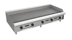 image of Venancio USA PGM60G-CT 60" Countertop Manual Gas Griddle, 3/4" Steel Plate, 150.000 BTU