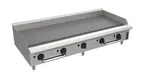 image of Venancio USA PGT60G-CT 60" Countertop Thermostatic Gas Griddle, 3/4" Steel Plate, 175.000 BTU