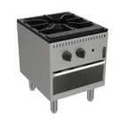 image of Venancio USA PSP181G-CL 18" Gas Stock Pot Range w/ (1) Three Ring Burner, Low Height, 90.000 BTU 