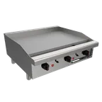 image of Venancio USA R48CT-48G 48" Countertop Manual Gas Griddle, 3/4" Steel Plate, 86.000 BTU