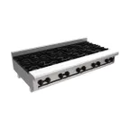 image of Venancio USA R60CT-60B 60" Countertop Gas Hotplate with (10) Burners, Manual Control, 320.000 BTU