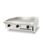 image of Venancio USA R72CT-72G 72" Countertop Manual Gas Griddle, 3/4" Steel Plate, 129.000 BTU