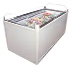 image of Vendo NIC143S01 56" Flat Lid Ice Cream Display Freezer, 12.7 cu. ft.