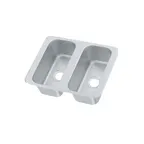 image of Vollrath 12065-2 Vending Cart Drop-In Sink, Two Compartment