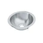 image of Vollrath 201250 Drop-In Sink, (1) Compartment, Round with Contoured Sides