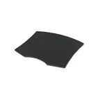 image of Vollrath 25154 Cutting Board, 21-1/3"W x 16-3/4"D x 1/2"H, Contoured, Black, Dishwasher Safe