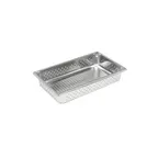image of Vollrath 30043 Super Pan V Food Pan, Perforated, Full Size, 4" Deep, 22-Gauge 300 Stainless Steel