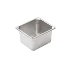 image of Vollrath 30642 Super Pan V® Food Pan, 1/6 Size, 4" Deep, 1.8 Qt Capacity