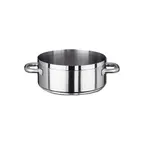 image of Vollrath 3310 Brazier Pan, 12" Dia, 10.5 Qt, 18-10 Stainless Steel, Aluminum Bottom, Induction Ready