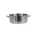 image of Vollrath 3814 Optio Brazier, 14 Quart, 14" Dia., 5-1/2" Deep, Stainless Steel, Induction Ready