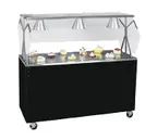 image of Vollrath 3870146 46" 2-Series Affordable Portable™ Utility Station, Buffet Style Breath Guard w/ Lights