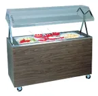 image of Vollrath 3873346 46" 2-Series Affordable Portable™ Ice-cooled Cold Food Station, (3) Pan