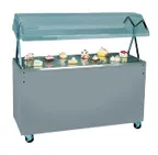 image of Vollrath 38765 60" 2-Series Affordable Portable™ Utility Station w/ Buffet Style Breath Guard