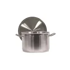 image of Vollrath 3903 Optio™ Sauce Pot with Cover, 10 Quart, 11" Dia., 7-1/8" Deep