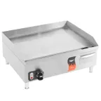 image of Vollrath 40716 24" Countertop Electric Griddle w/ 24" x 16.5" Surface, Thermostatic Controls, 220V/1ph