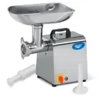 image of Vollrath 40743 Meat Grinder, #12 HUB, 1 HP, 264 lbs/hr, Stainless, 2-1/4" Chute, 1/8" & 5/16" Plates