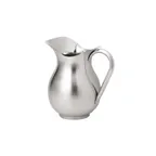 image of Vollrath 465312 Stainless Steel Pitcher, 3 Quart Capacity, Brushed Satin Exterior, Mirror Polished Interior, Handle