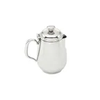 image of Vollrath 46598 Orion Creamer, 12 Oz, 4-1/2" H, Covered, Stainless Steel, Mirror, Satin Interior