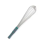 image of Vollrath 47093 French Whip 16" Aqua Nylon Handle, Steel Wires, Heat-Resistant 475°F, NSF