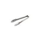 image of Vollrath 4781610 Utility Tongs, 16" (40.6 cm), Scalloped Teeth, Stainless Steel, Dishwasher Safe, Heavy Duty