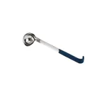 image of Vollrath 4980230 Ladle, 2 oz, One-Piece, 18/8 Stainless Steel, 9-7/8" Handle, Antimicrobial