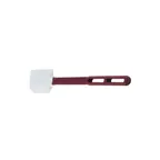 image of Vollrath 52026 High-Temp Scraper Spatula, 16-1/2", White Flexible Silicone Blade, Red Handle