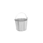 image of Vollrath 59120 Stainless Steel Pail, 13 Quart Utility, 11-3/8" Top Dia., 9 3/8" Height, with Handle